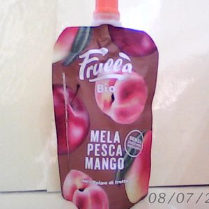 Frulla Organic Apple, Peach, Mango Puree 100g