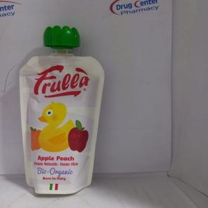 Frulla Organic Apple, Peach Puree 100g N..A1/3/2025