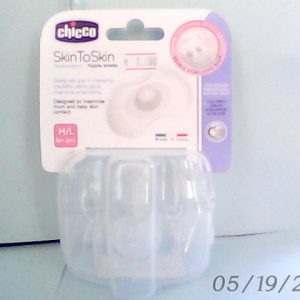 Chicco Silicone Nipple Shield (M-L) 2 Pcs-09034