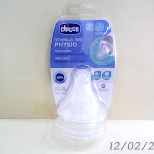 Chicco Physio Perfect Medium Flow Silicone Teat/Nipple 2m+ 2 Pcs