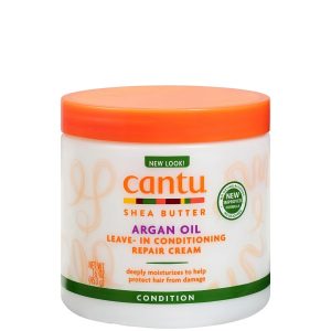 Cantu Argan Oil &Shea Butter Leave In Conditioning Repair Hair Cream 453g