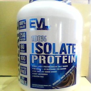 EVL 100% Isolate Protein Powder (Double Rich Chocolate) 2.268 Kg