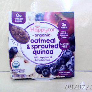 HappyTot G/F Oatmeal & Sprouted Quinoa Apple, Blueberries 128gN..A 21/9/2022