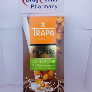 Trapa Intenso Milk Chocolate & Whole Hazelnuts G/F Chocolate Bar 175g