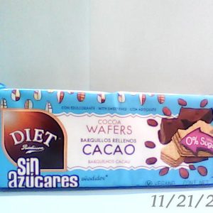 Diet S/F Cocoa Wafers 200 g N..A 14/11/2021