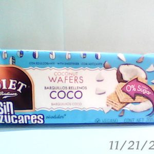 Diet S/F Coconut Wafers 200 g N..A 14/11/2021