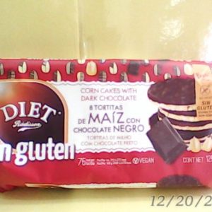 Diet Radisson G/F Corn Cakes With Dark Chocolate 125g