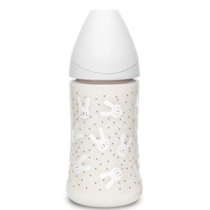 Suavinex Silicone Premium 3 Positions Whiskers F/Bottle 270ml 0m+ 69144 - White Rabbit