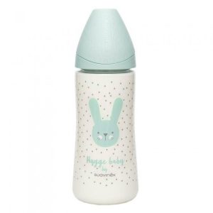 Suavinex Silicone Premium F/Bottle 360ml 4m+ 69250 - Green Rabbit