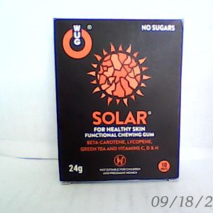 Solar Healthy Skin Functional Chewing Gum 10Pcs