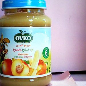Ovko Banana With Apple And Peach Jar 190 g