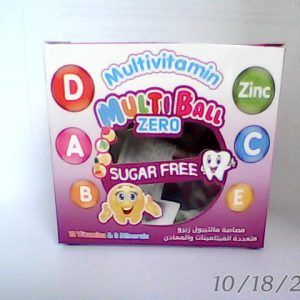 Multi Ball S/F Multivitamin Lollipop 15 Pcs