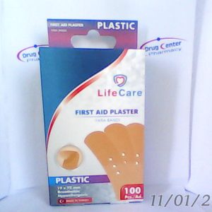 Life Care Plastic Plaster Strips 100 Pcs Del