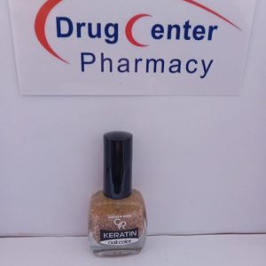 Golden Rose Keratin Glitter Nail Polish 10.5ml -Golden 404
