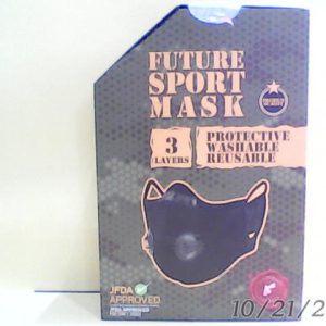 Future Sport  Reusable Face Mask 3 Layers With 2 Filters + Fabric Sanitizer Free