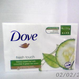 Dove Fresh Touch Soap Bar 100g 4 Pcs