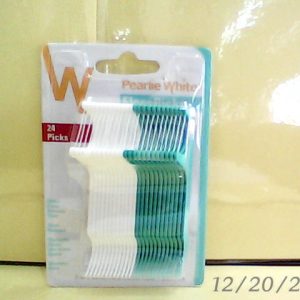 Pearlie White Floss Picks 24 Pcs