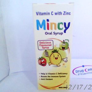 Mincy Vit C With Zinc Syrup 100ml