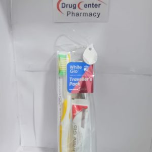 White Glo Travellers Pack (T/B+ T/P 24g+ Dental Floss)1