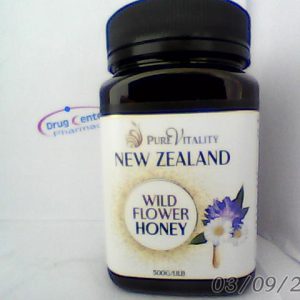 Pure Vitality New Zealand Wild Flower Honey 500g--> Kh,MK,TL,AR,Da,Tb,Sw,Yas