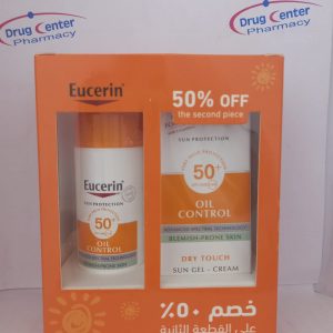 Offer Eucerin  Oil Control Sunblock Spf 50+ Gel Cream 50ml 50%Off On 2nd Pc ^^1