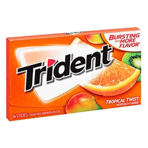 Trident Tropical Twist S/F Stick Gum 14 Pcs