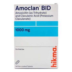 Amoclan BID 1g 14 Tab $Temp.8-8,10-12,3