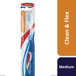 Aquafresh Clean & Flex T/B  -Medium^^1  جميع الانواع