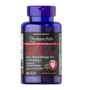 Puritans Pride Triple Omega 3-6-9 60 Cap Del