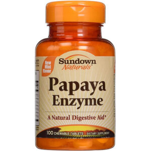 1^^N.4.A 5/4/2026 Sundown Papaya Enzyme 100 Chew Tab
