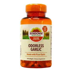 ٍN..A18/2/2024 Sundown Odorless Garlic 75mg 100 Cap