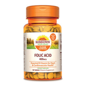 Sundown Folic Acid 400mcg 90 Cap 
