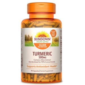 N.3.A7/6/2026 Sundown Turmeric 500mg 90 Cap