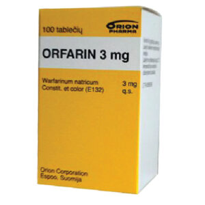 Orfarin 3mg 100 Tab