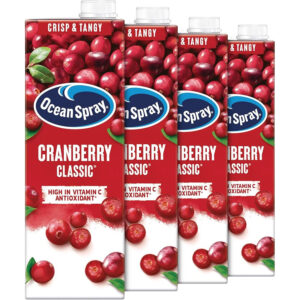 Ocean Spray Natural Juice 1L - Cranberry & Raspberry   جميع الانواع