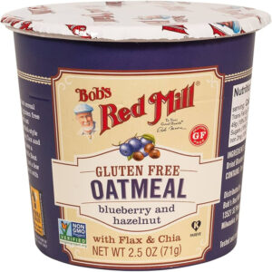 Bobs Red Mill G/F Oatmeal Blueberry & Hazelnut Cup 71g