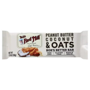 Bobs Red Mill Peanut Butter Coconut &Oats G/F Bar 50g