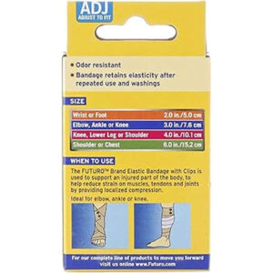 Futuro Elastic Bandage With Clips 10.1cm*1.6m -702313