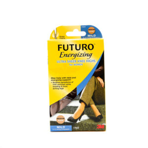 Futuro Energizing Ultra Sheer Knee High Socks For Women Mild (M) 71014-Black