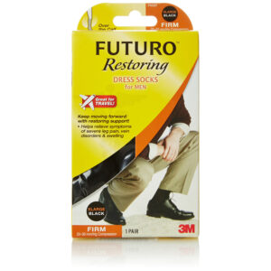 Futuro Restoring Dress Socks For Men (XL) 71037-Black
