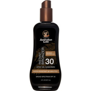 Australian Gold Instant Bronzer Spf 30 Tanning Gel Spray 237ml