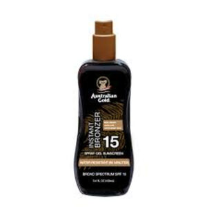 Australian Gold Instant Bronzer Spf 15 Tanning Gel Spray 100ml