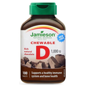 Jamieson Vit D3 1,000 IU 100 Chew Tab