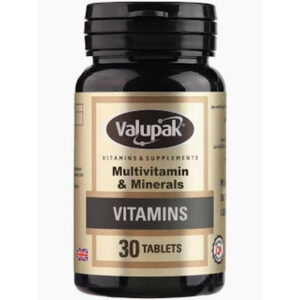 Valupak Multi Vitamin & Minerals 30 Tab $Temp.3