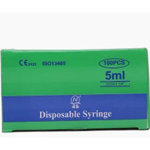 Pic Syringe 5ml  100 Pcs N..A 21/7/2024
