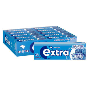 Extra Blue Peppermint S/F Gum Pellets 10 Pcs