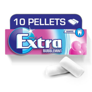 Extra Bubblemint S/F Gum Pellets 10 Pcs