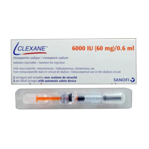N.2.A13/6/2026  Clexane 6000 IU/0.6ml Pre Filled Syringe Inj