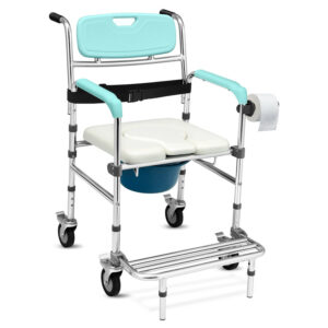 Wheel Chair With Commode