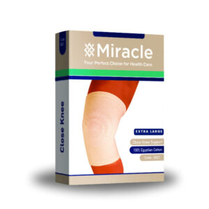 Miracle Close Knee Support (M) 0021- White